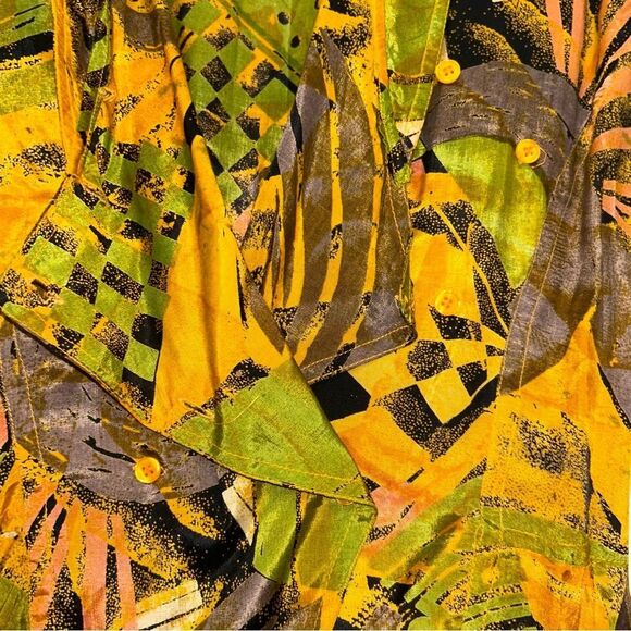 SWEET TALK Button Wrap Short Sleeve Peplum Shirt Blouse Top - Picture 11 of 15